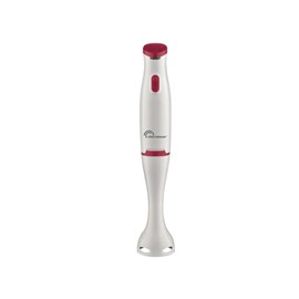Mixeur plongeant 400w blanc & rouge