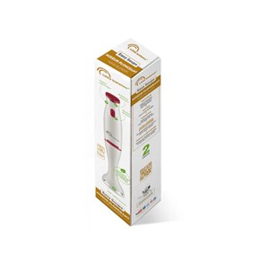 Mixeur plongeant 400w blanc & rouge