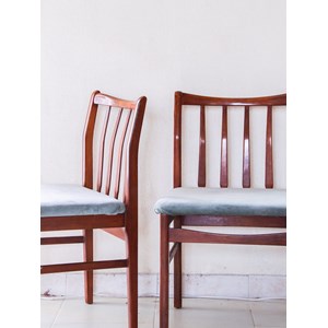 Lot de 2 chaises en bois n°442
