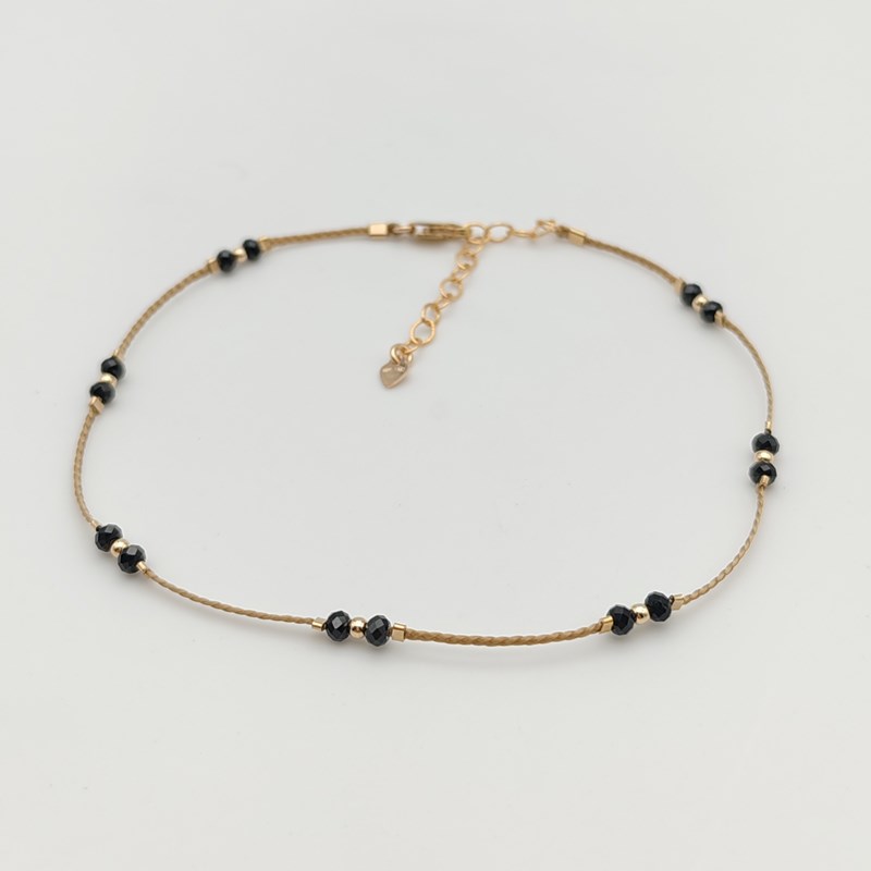 Bracelet de cheville spinelles