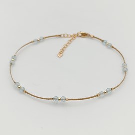 Bracelet de cheville topazes