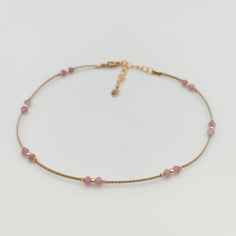 Bracelet de cheville tourmalines