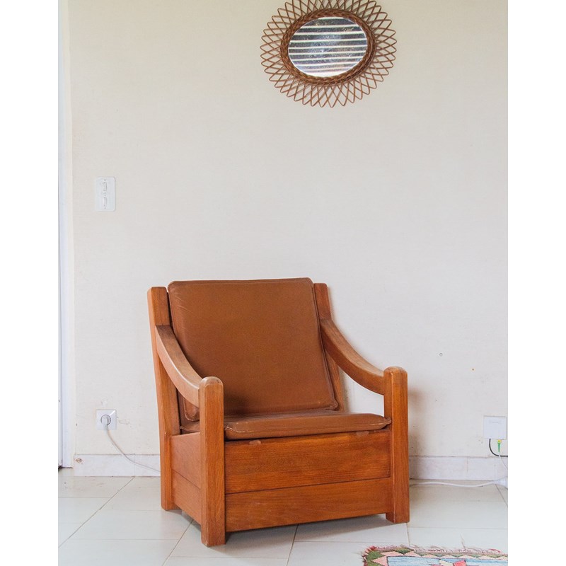 Jakob, le fauteuil camel n°301