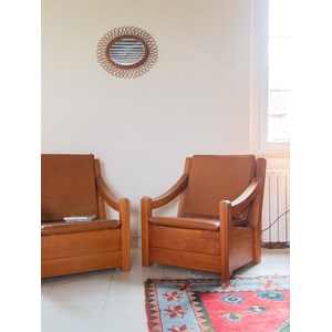 Jakob, le fauteuil camel n°301