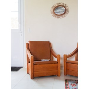 Jakob, le fauteuil camel n°301