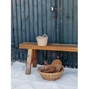 Banc brutaliste en bois n°146