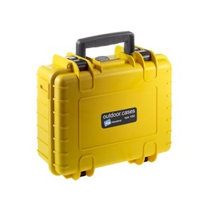 Valise polyvalente type 1000 jaune avec cloisons amovibles