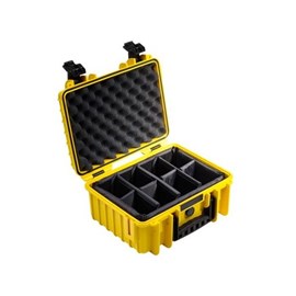 Valise polyvalente type 3000 jaune avec cloisons amovibles