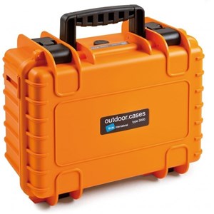 Valise polyvalente type 3000 orange avec cloisons amovibles