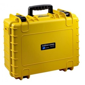 Valise polyvalente type 5000 jaune avec cloisons amovibles