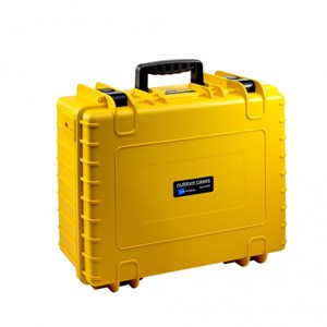 Valise polyvalente type 6000 jaune avec cloisons amovibles