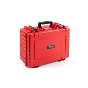 Valise polyvalente type 6000 rouge avec cloisons amovibles