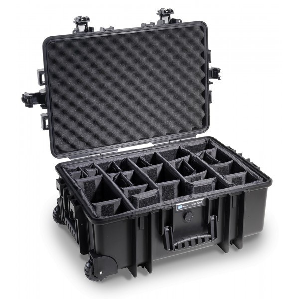 B&w International - Valise polyvalente type 6700 noir avec cloisons amovibles