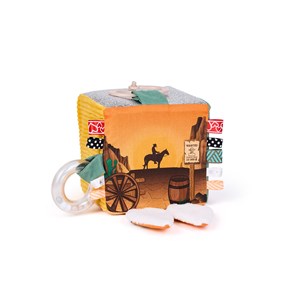 Le cube d'éveil - thème : le far-west Orange