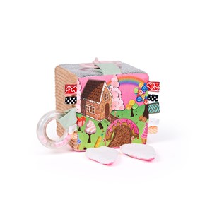 Le cube d'éveil - thème : la gourmandise Rose