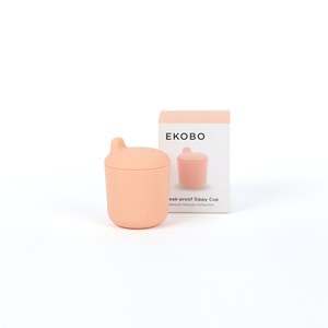 Gobelet à bec en silicone - blush