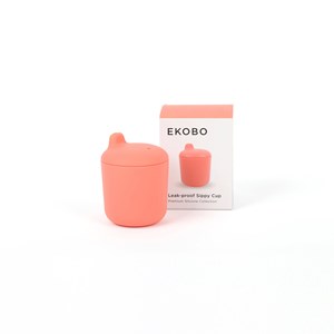 Gobelet à bec en silicone - coral