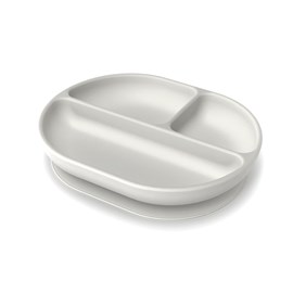 Assiette compartimentée en silicone - cloud