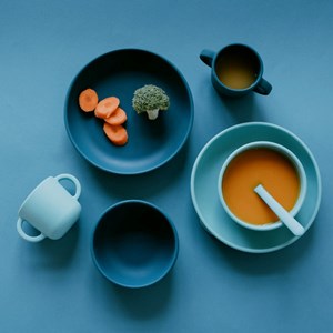 Lot de 2 cuillères en silicone - blue abyss &nbsp; lagoon