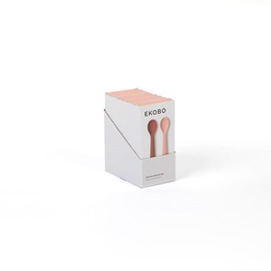 Lot de 2 cuillères en silicone - blush &nbsp; terracotta