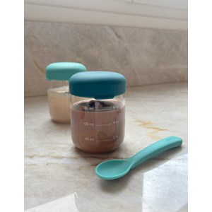 Set de petits pots en verre borosilicaté 180 ml - blue abyss &nbsp; lagoon
