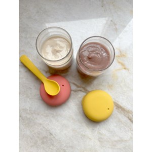 Set de petits pots en verre borosilicaté 180 ml - coral &nbsp; mimosa