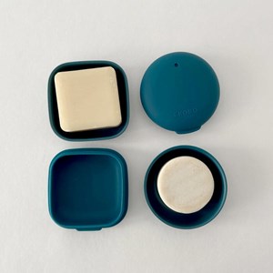 Boîte à savon de voyage carrée - blue abyss