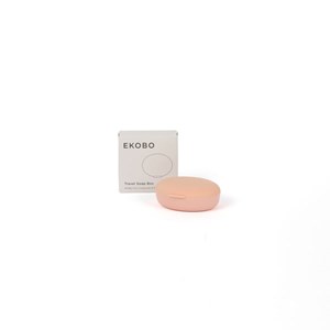 Boîte à savon de voyage ovale - blush