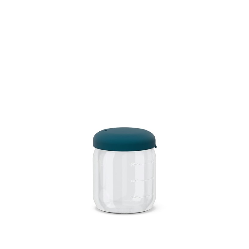 Bocal hermétique en verre borosilicate 350 ml - blue abyss