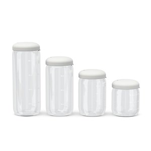 Bocal hermétique en verre borosilicate 350 ml - cloud