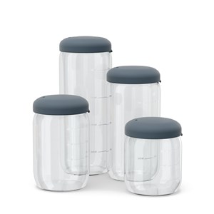 Bocal hermétique en verre borosilicate 350 ml - storm