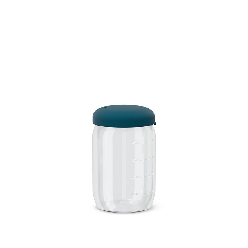 Bocal hermétique en verre borosilicate 500 ml - blue abyss
