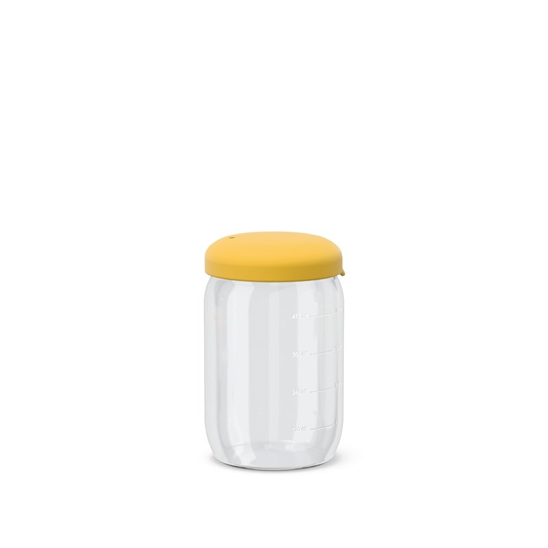 Bocal hermétique en verre borosilicate 500 ml - mimosa