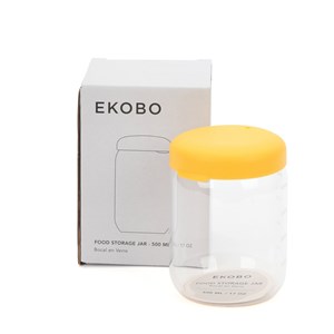 Bocal hermétique en verre borosilicate 500 ml - mimosa