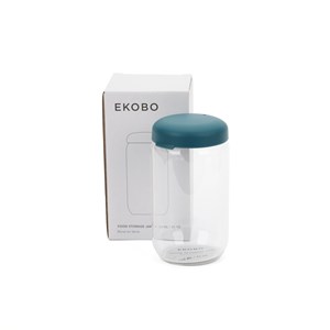 Bocal hermétique en verre borosilicate 750 ml - blue abyss
