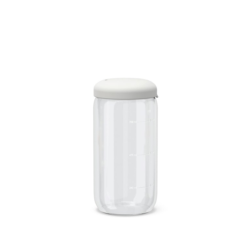 Bocal hermétique en verre borosilicate 750 ml - cloud
