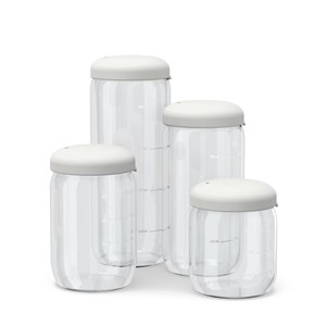 Bocal hermétique en verre borosilicate 750 ml - cloud