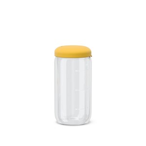 Bocal hermétique en verre borosilicate 750 ml - mimosa