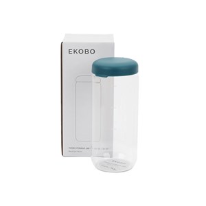 Bocal hermétique en verre borosilicate 1000 ml - blue abyss