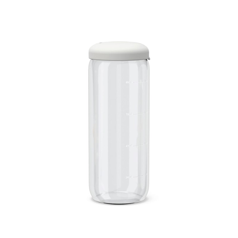 Bocal hermétique en verre borosilicate 1000 ml - cloud