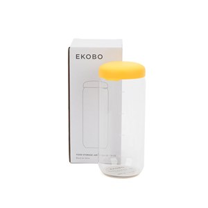 Bocal hermétique en verre borosilicate 1000 ml - mimosa