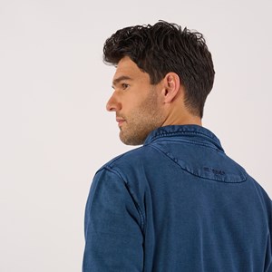Sweat à col zippé bleu marine S