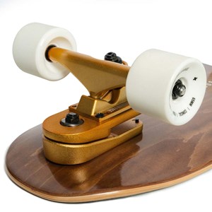 Surfskate premium – sensation surf authentique sur asphalte Marron