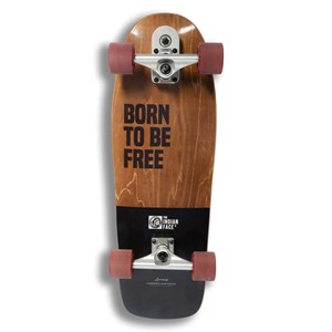 Surfskate premium – sensation surf authentique sur asphalte Noir