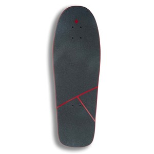 Surfskate premium – sensation surf authentique sur asphalte Rouge intense