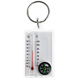 Thermomètre boussole cao porte-clés