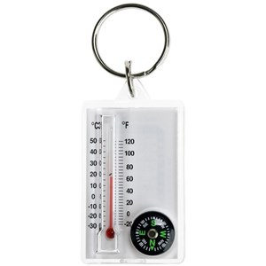 Thermomètre boussole cao porte-clés