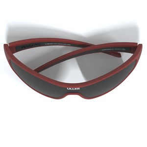 Lunettes sport unisexe uv400 running & cyclisme vulcano uller Rouge intense