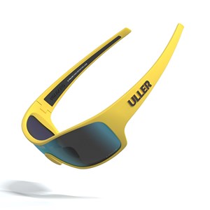 Lunettes sport unisexe uv400 running & cyclisme vulcano uller Jaune
