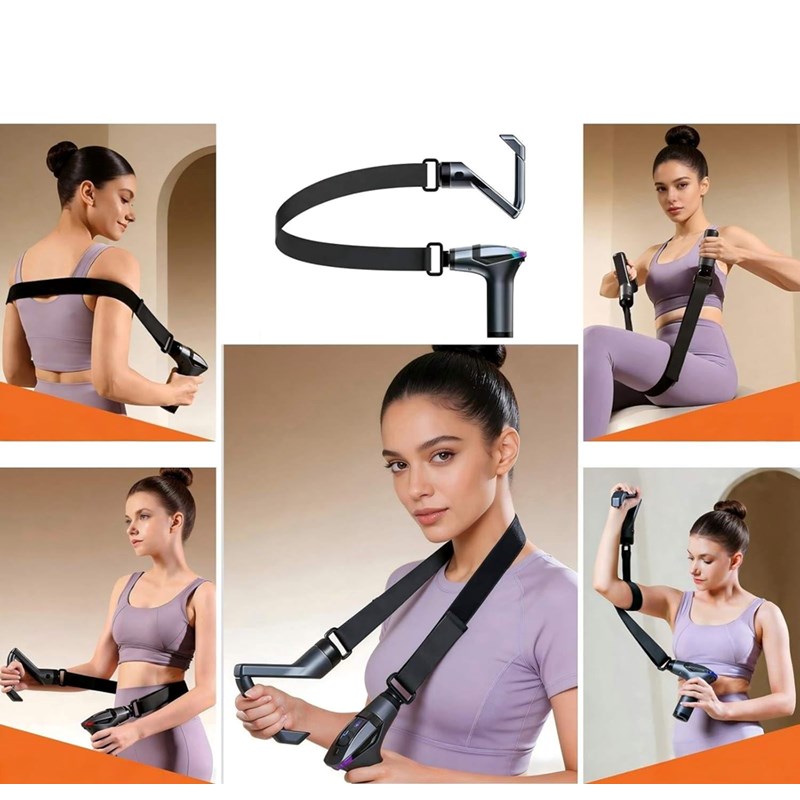 Pistolet de massage 3 en 1 6 vitesses